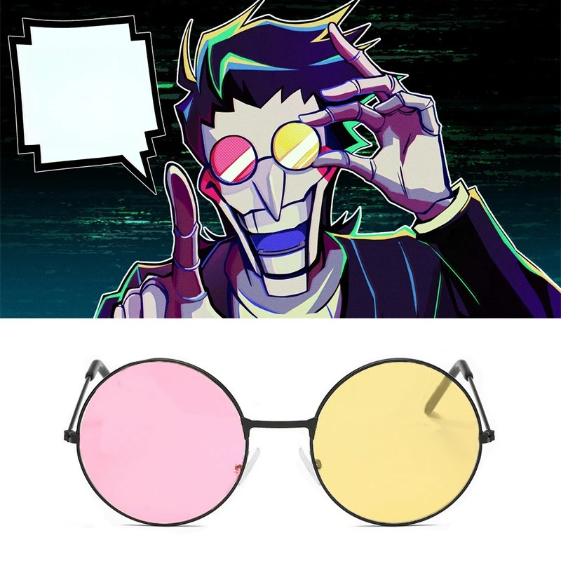 Hot Pixel Game Deltarune Series Exquisite Glasses Toy Creativity Cartoon Character Men and Women Cosplay Glasses Prop
