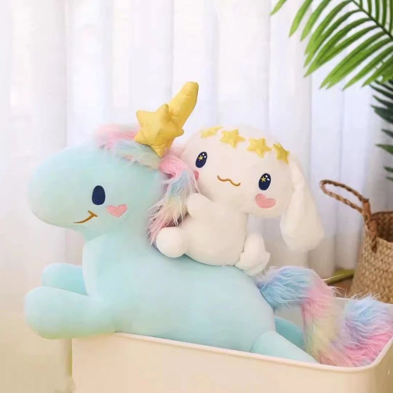 

Cartoon Cinnamon Dog Birthday Series Anime Unicorn Doll Girl Pillow Plush children Birthday Christmas Gift Toys