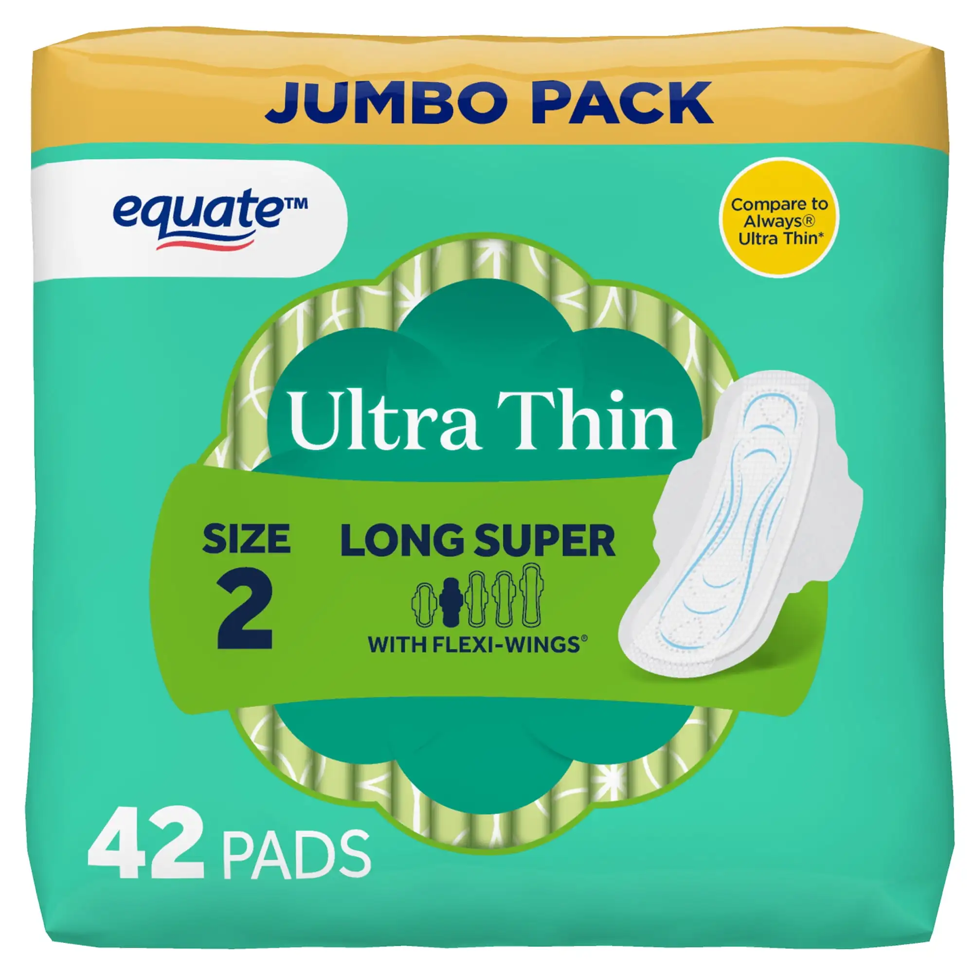 Ultra Thin Sanitary Pads with Flexi Wings Size 2