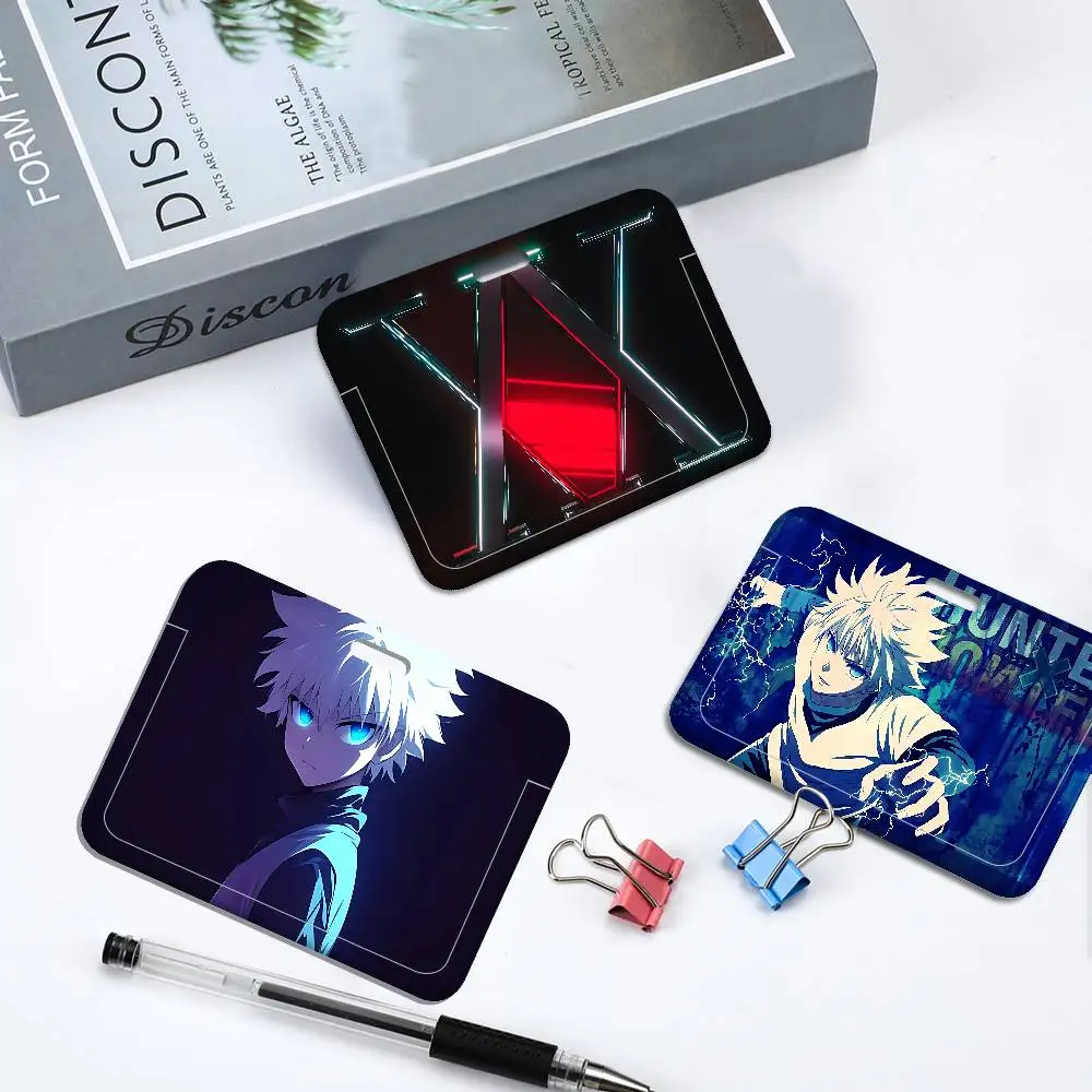 Porta Tarjetas de Identificación Hunter X Hunter, Porta Tarjetas con Cordón para Estudiantes, Correas para el Cuello para Regalo