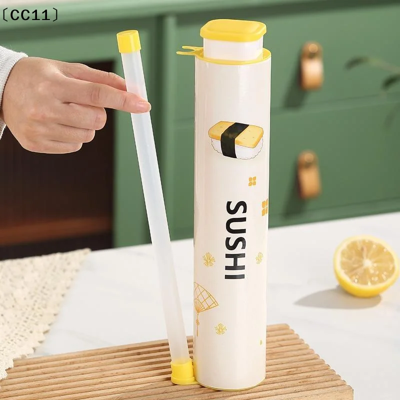 DIY Cylinder Sushi Making Machine Quick Sushi Bazooka Japanese Rolled Rice Meat Mold Rice Ball Mold Kitchen Bento Access〔CC11〕