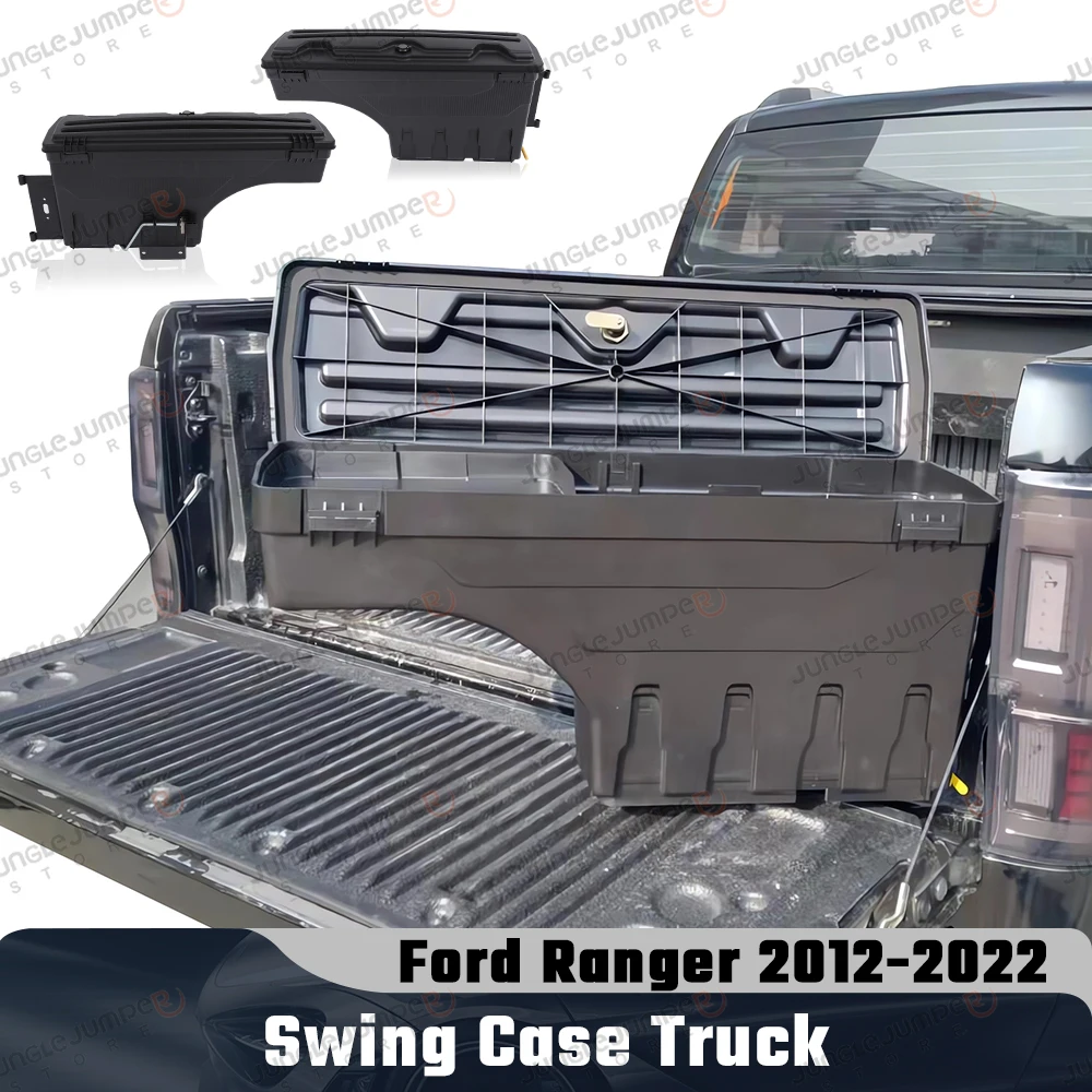 

Left Right Tool Box for Ford Ranger 2012-2022 T6 T7 T8 Tailgate Swing Case Storage WILDTRAK XL XLS Pickup Cargo Organizer