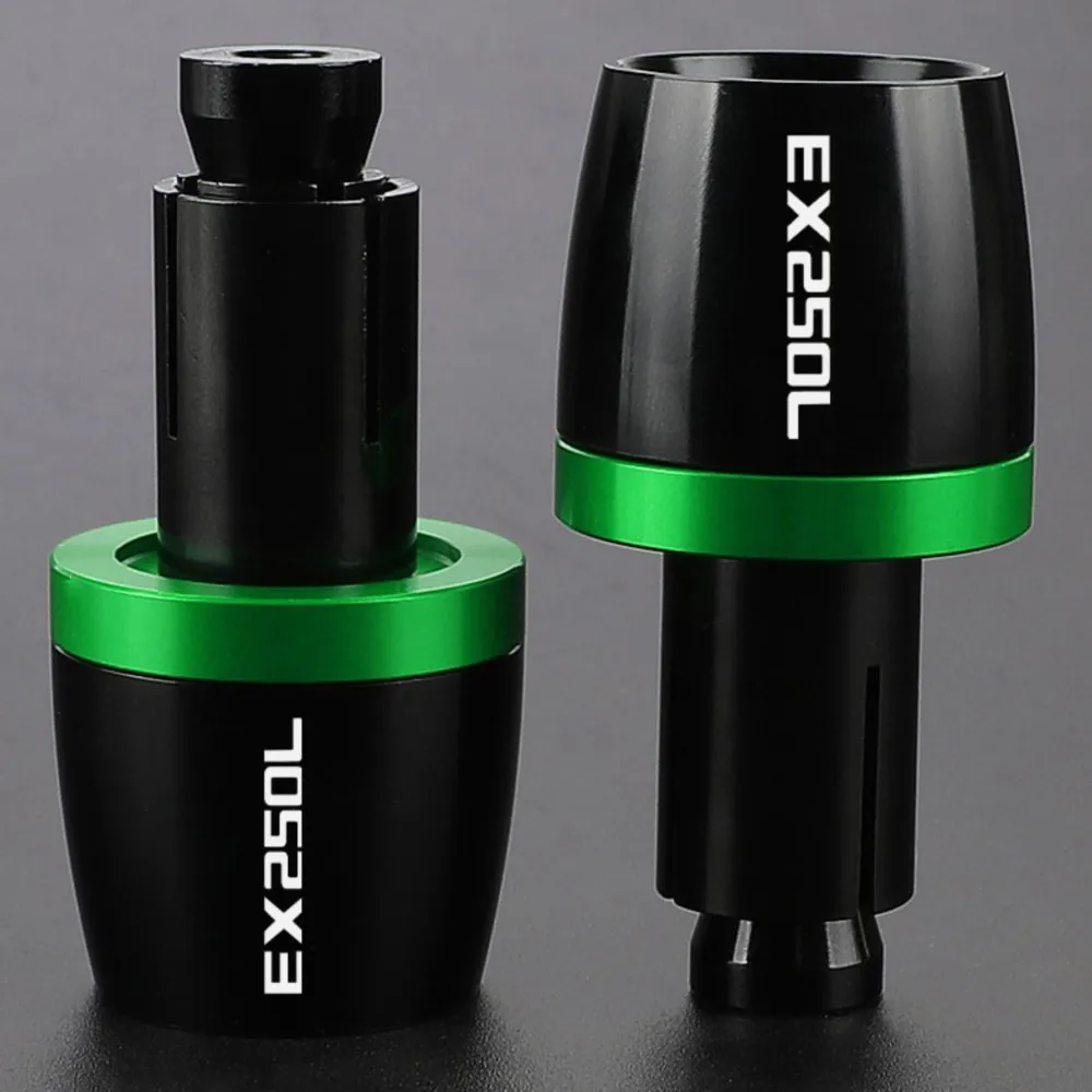 

For KAWASAKI EX250L 2013-2017 2016 2015 2014 Universal Handlebar Grips Bar Ends EX 250L EX250 L Cap Counterweight Plug Slide CNC