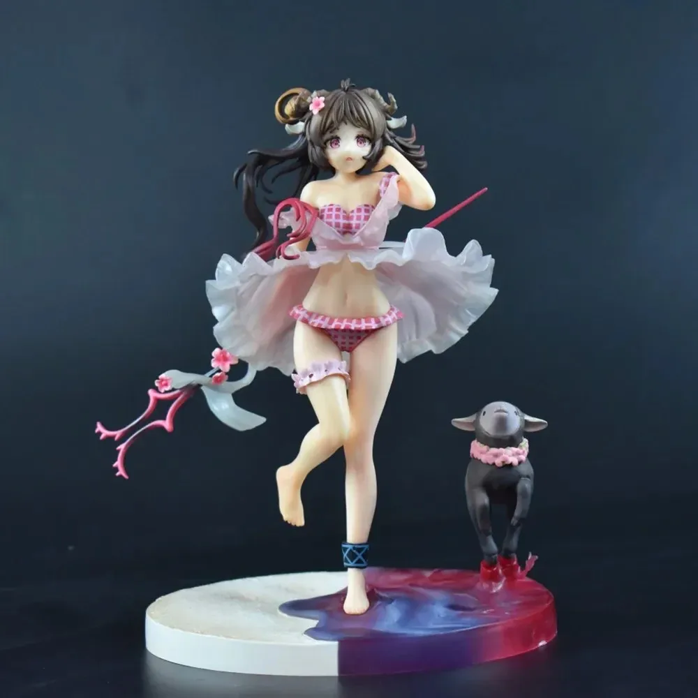 Arknights Eyjafjalla Summer Petals FA018 1/7 Girls Anime Figurine Game PVC Action Figure Toys 23cm