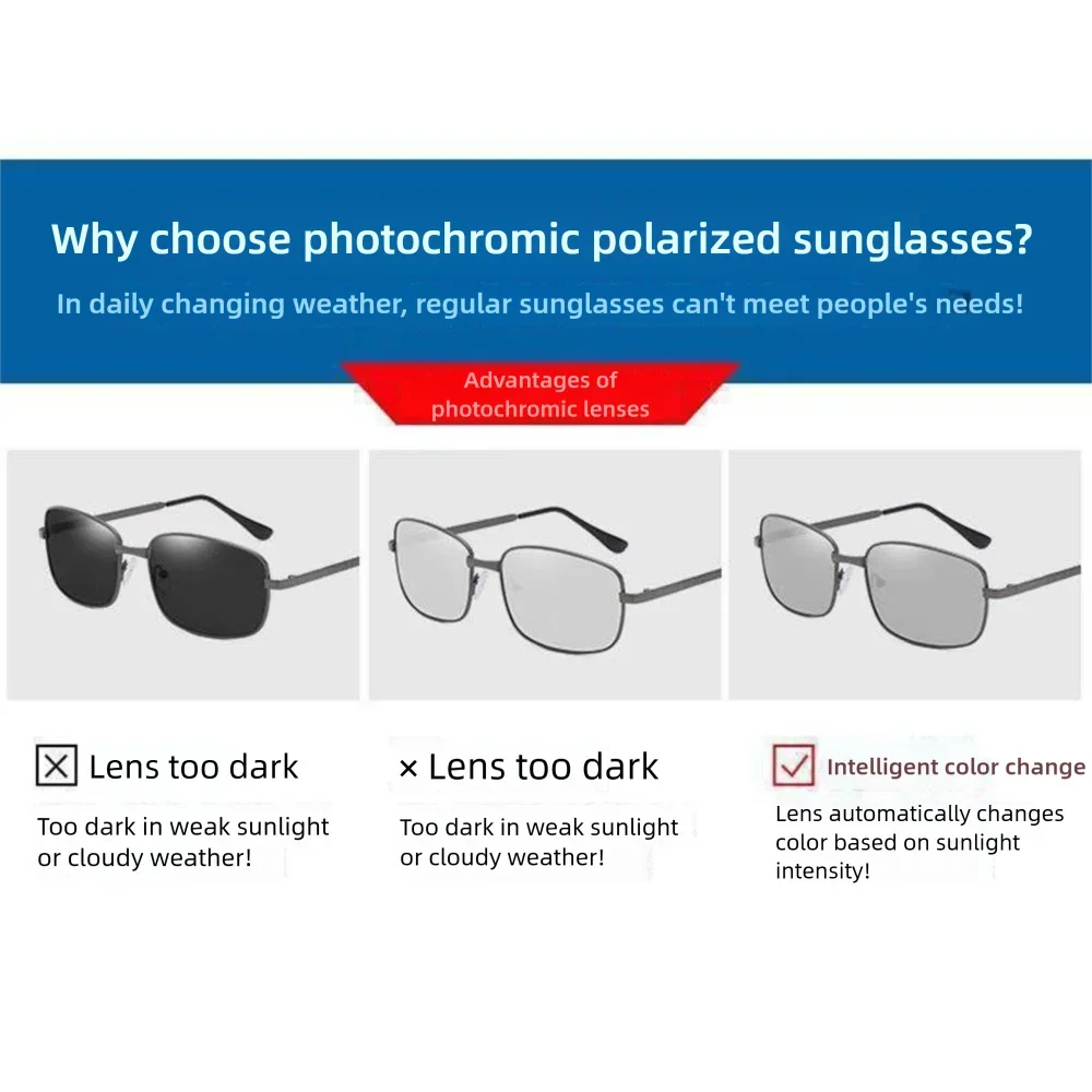 Gafas de sol fotocromáticas con UV ultraligeras para conducir - imagen 2