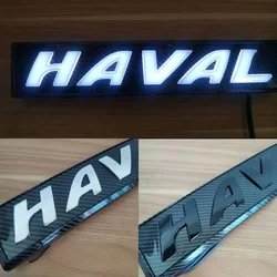 for haval h6 dargo f7 m6 h9 jolion car front logo led light great wall gwm grill coupe h6s 2023 2022 2024-2012 2018