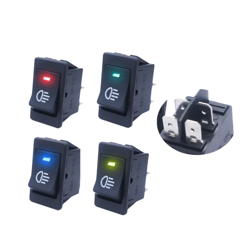 

Asw-17d 12V 35A 4-контактный автоматический En Motorfiets Mistlamp Schakelaar Led Rocker Switch Schip Type Schakelaar