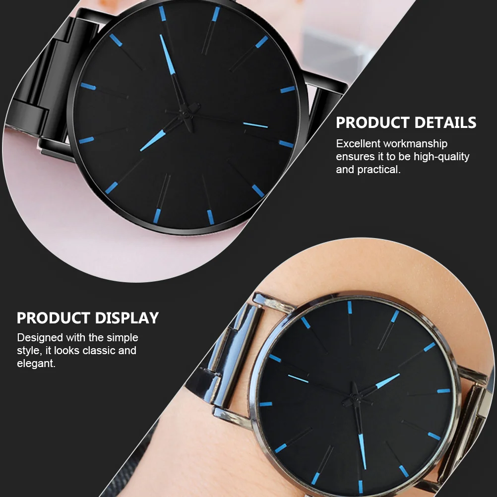 Steel Watch for Men Durable High Quality Practical Stylish Beautiful Long Service Life Fashionable Appearance Attention Gift