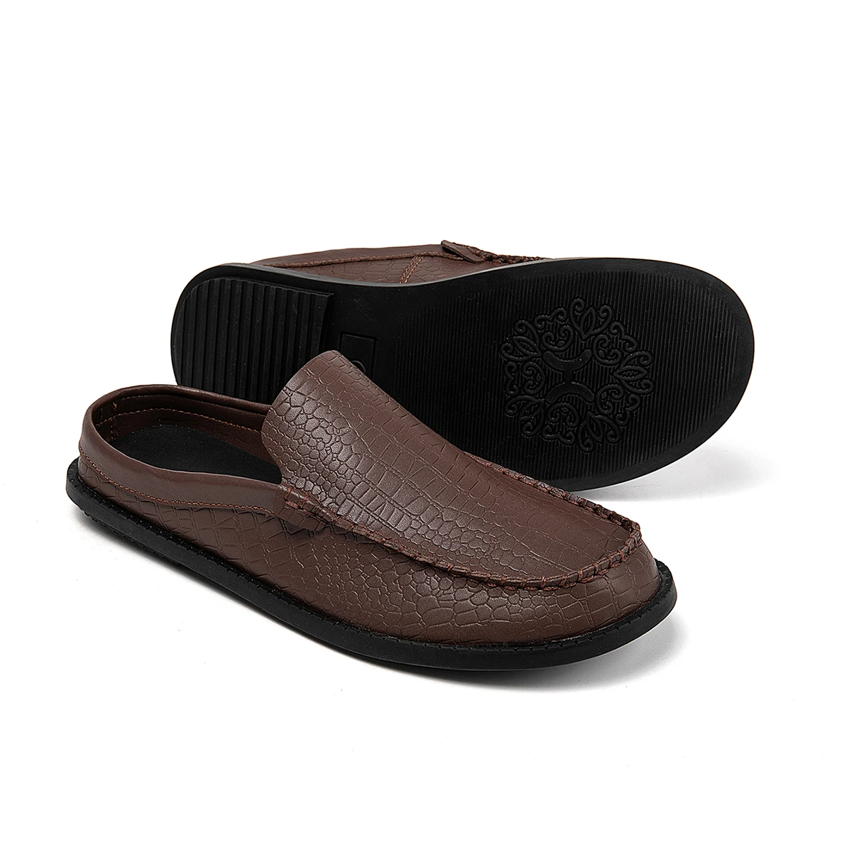 Lazy pedal men's Doudou casual slippers daily men's fashion versatile simple casual slippers light and breathable