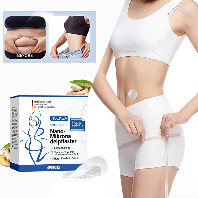 

4 шт. патчи с микроиглами для ухода за телом, безболезненные, 0,3 мм, нано-микроиглы, увлажняющие, для контроля веса, патчи для ухода за телом, для здоровья