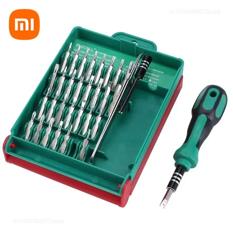 Xiaomi ELECALL 33 in 1 Multifunctional Screwdriver Set Torx Slotted Hex Magnetic Repair Tool Kit Box for Home Camera Watch Phone