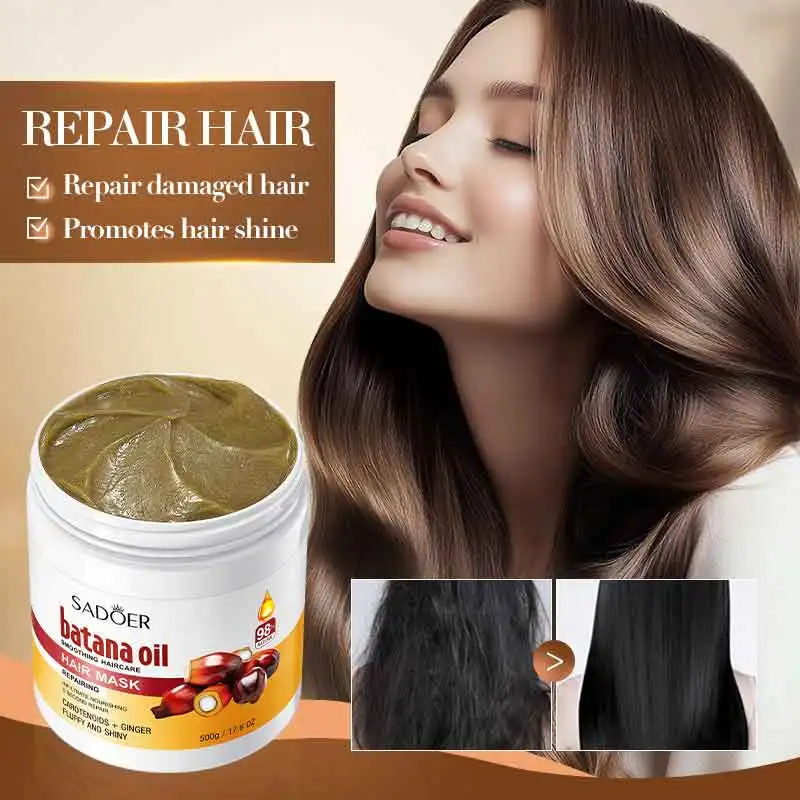 Natural Batana Oil for Healthy Hair Treatment Oil Enhances Hair for Men Women Enhances Anti Hair Break Conditioner
