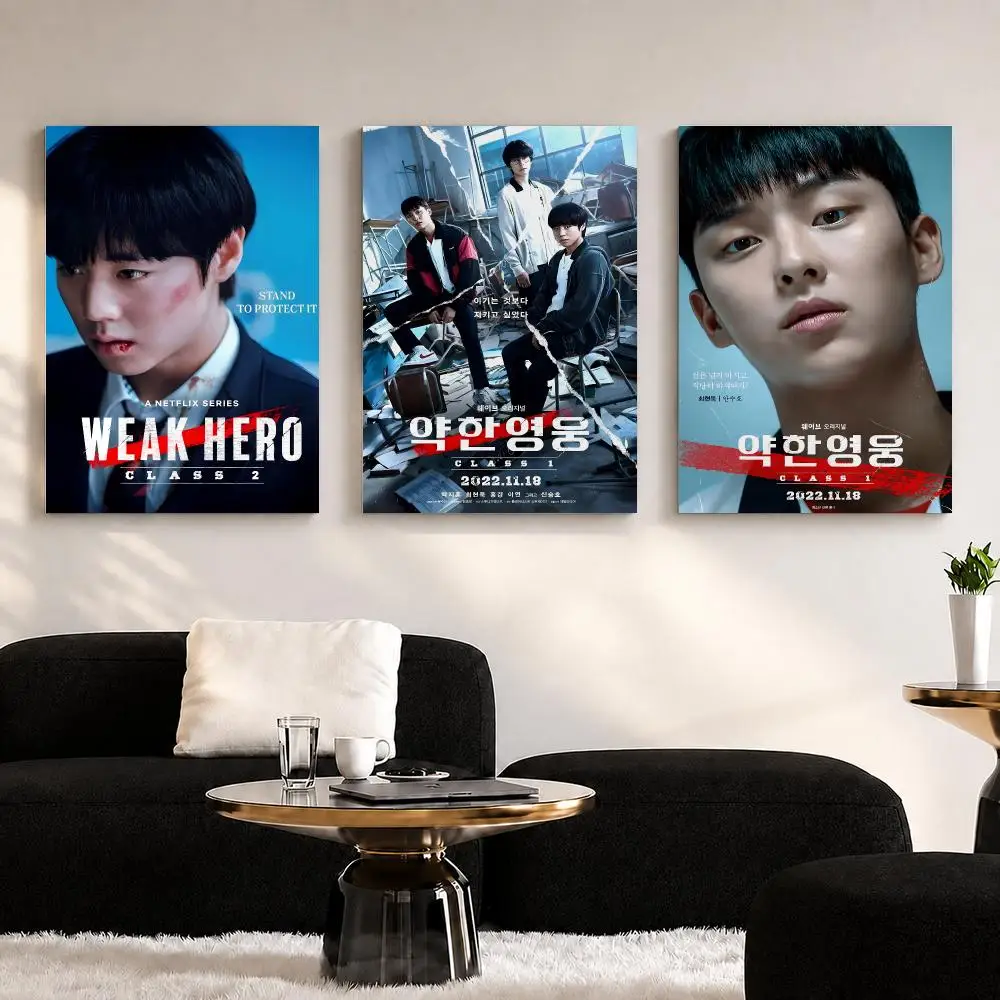 Classic Movie W-Weak H-Hero Framed Wall Painting Ready to Hang Canvas Wall Art Poster for Bedroom Living Room Home Decor Gift