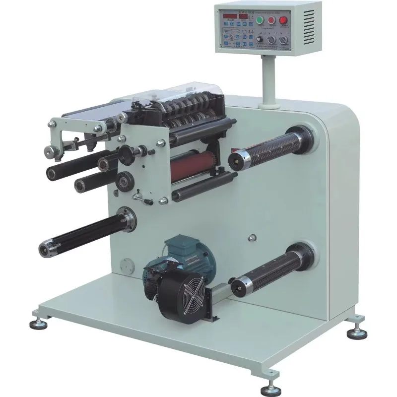 320mm Roll to Roll Small Slitting Rewinding Machine for Sticker Label Paper