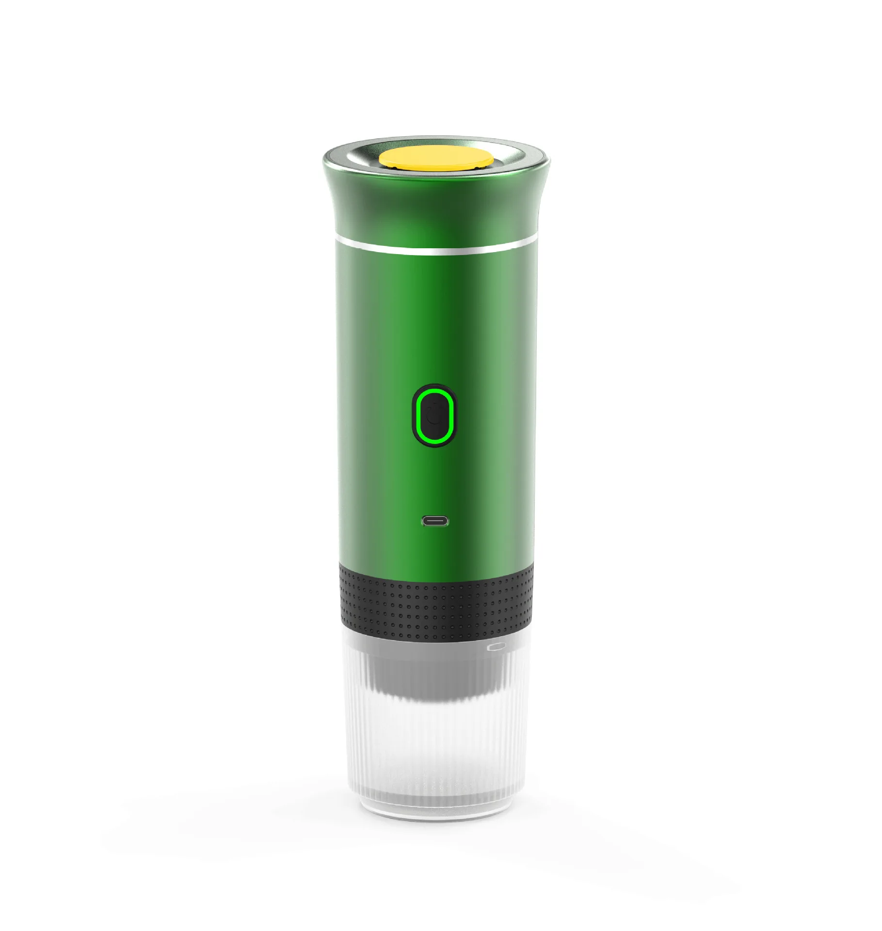 Portable Rechargeable Capsule Coffee Machine with Multi-Capsule System and French Language Support