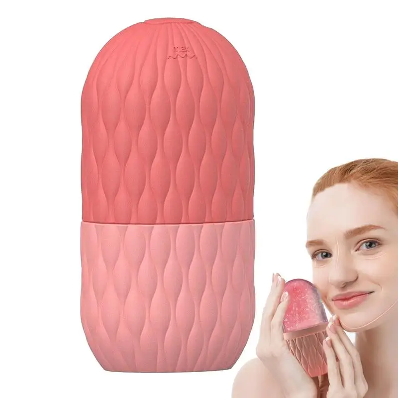 Siliconen ijsblokjes Trays Ice Face Roller Facial Beauty Lifting Massage Ball Contouring Behandelingen Verminder acne Huidverzorgingstool