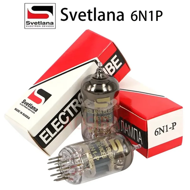 صمام صوت Svetlana-HIFI ، 6N1p ، 6N1P ، أنبوب تفريغ ، ترقية 6N1 ، ECC85 ، 6H1N ، مكبر صوت أنبوب إلكتروني ، طقم أمبير ، DIY ، رباعية متطابقة