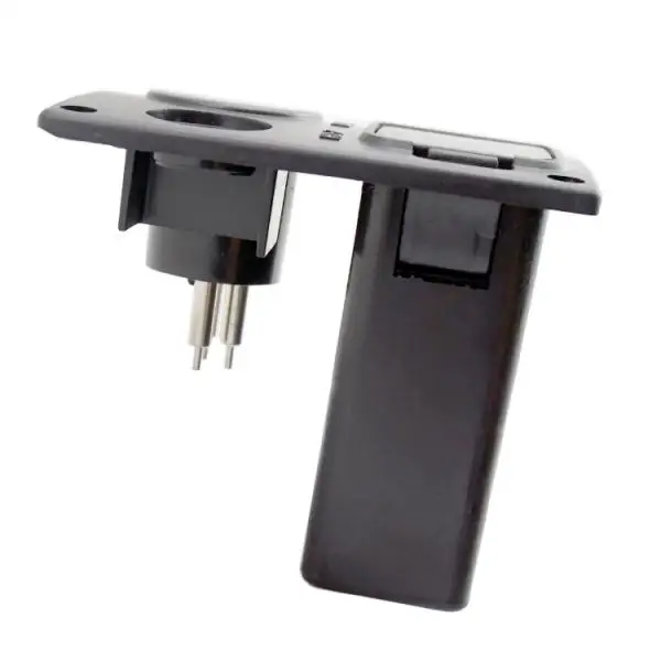 

Цельный пластиковый держатель для батарейного отсека для гитары, чехол для басового эквалайзера, черный цвет