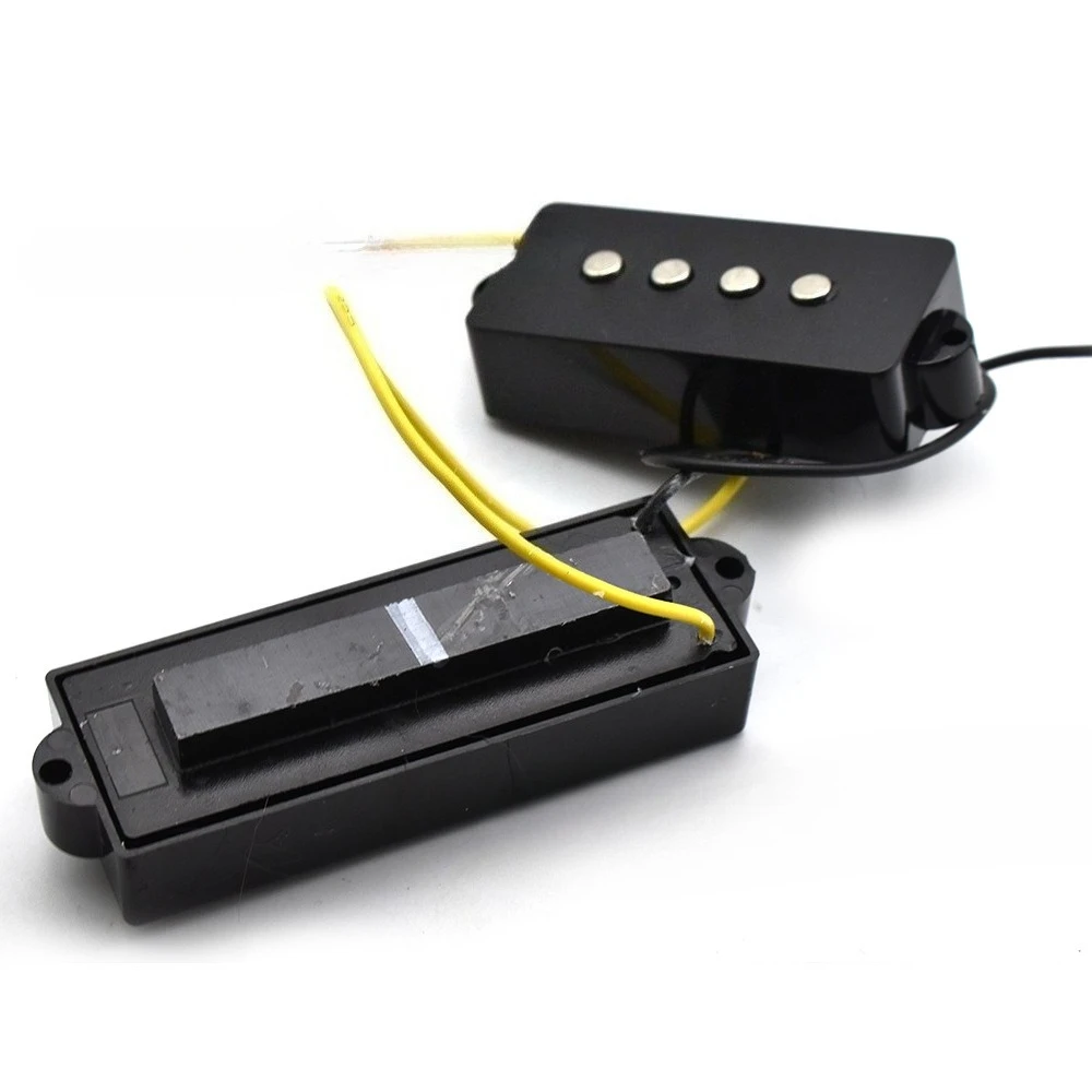 

5-String Bass Split Pickup, Open Pole Piece Pickup for P-Bass Guitar, Matte Finish Pickup