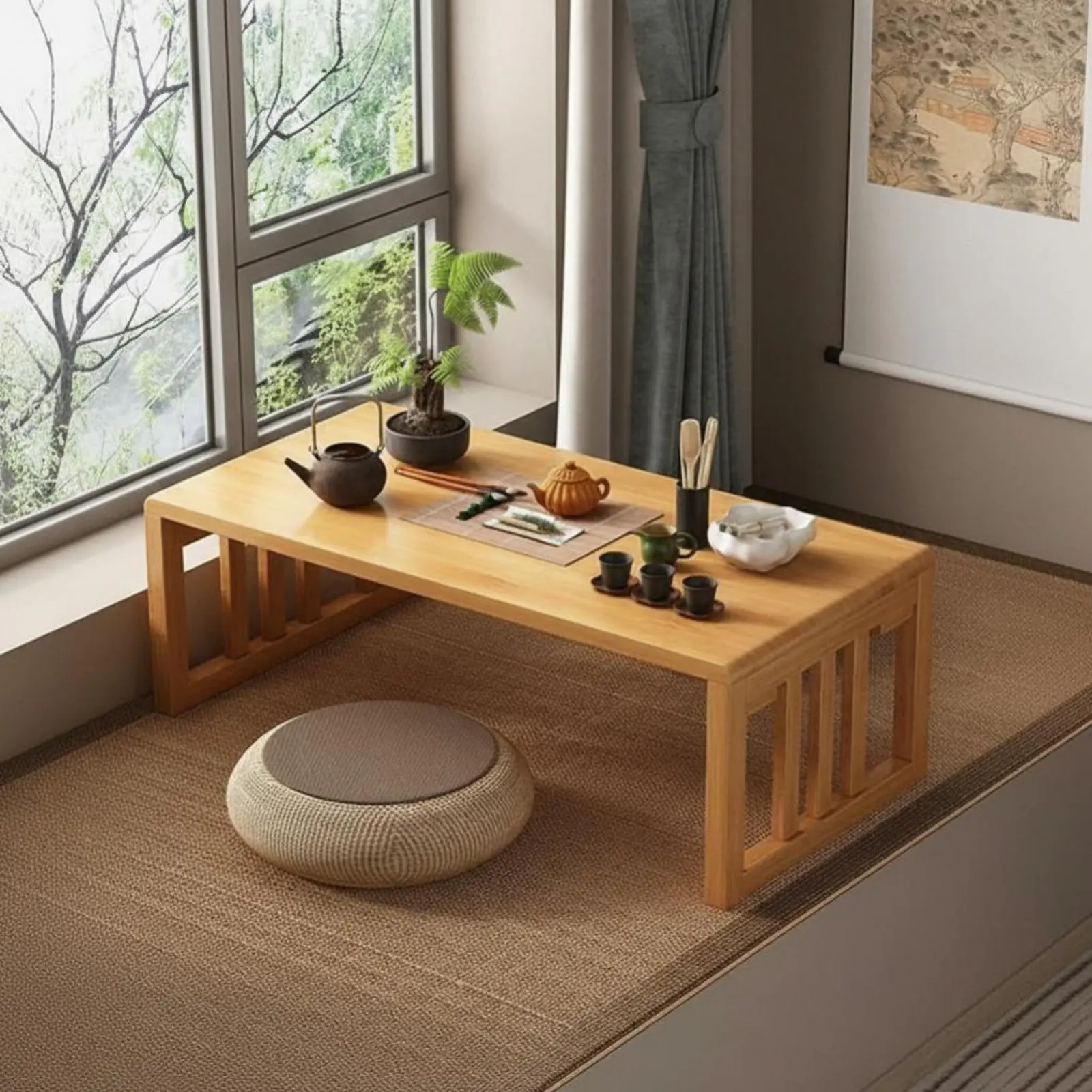 table-pliante-design-japonais-plateau-de-lit-pliable-multi-usage-pour-les-locataires-d'appartements-les-adultes-le-bureau-a-domicile