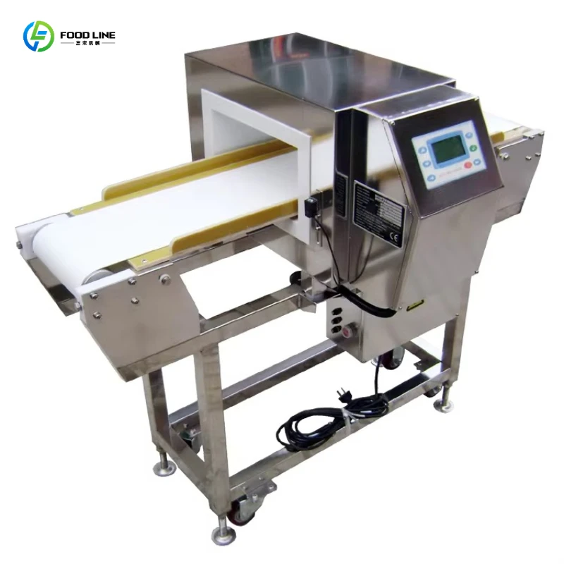 Food Metal Detector Industrial Stainless Steel Multi-Frequency Auto Rejection Anti-Interference for Sauce Powder Liquid Line