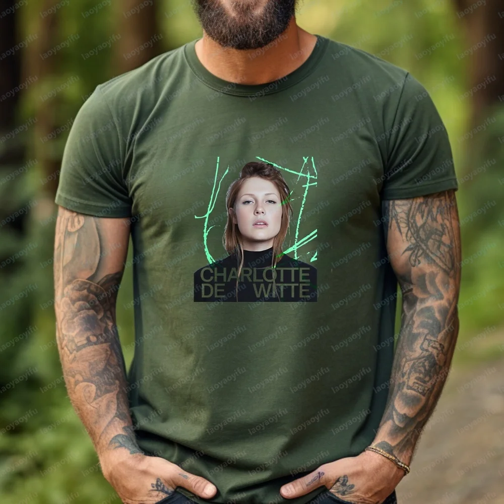 Comfort Colors Shirt - Charlotte De Witte - Summer Short-Sleeved Men's and Women's Shirt - Patterned Pure Cotton Comfort T-Shirt