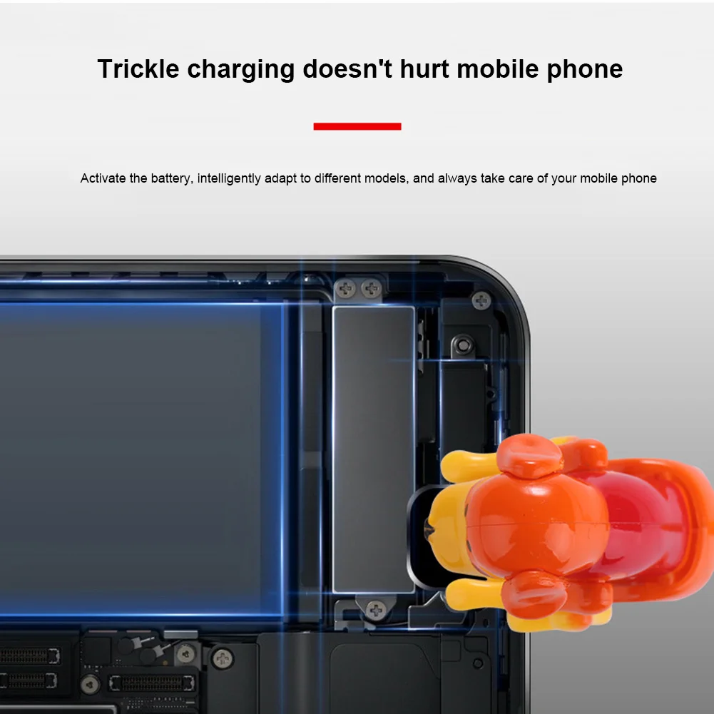 

Портативный зарядный кабель, забавный зарядный кабель для передачи данных для смартфона (оранжевый TYPE-C)