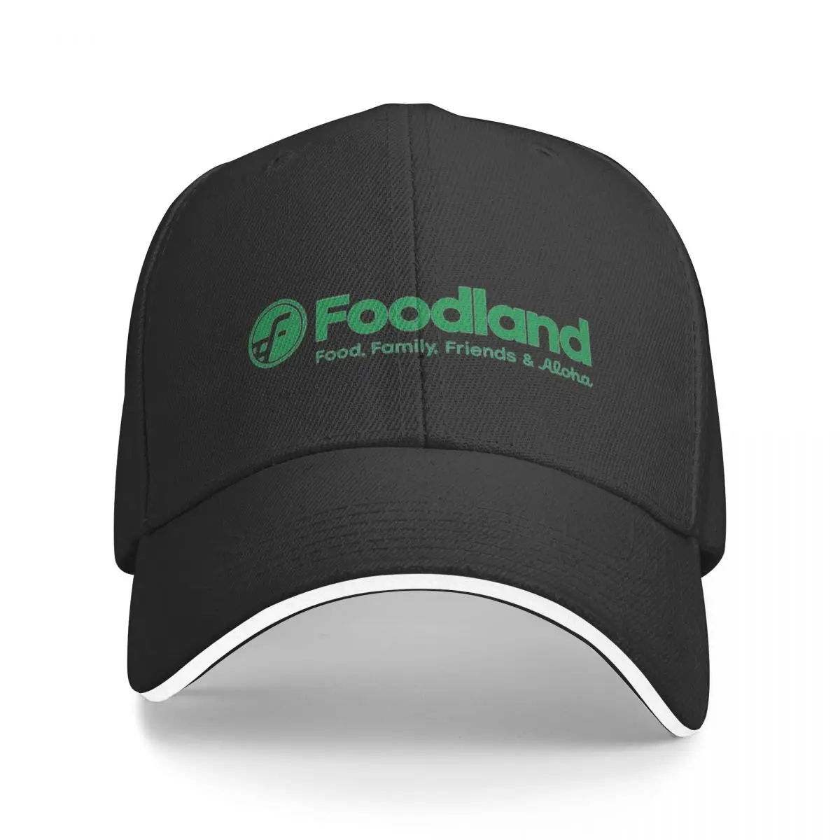 Foodland - Food, Family, Friends,& Aloha Baseball Cap Hip Hop Sun Hat For Children Sunscreen Men's Luxury Women's