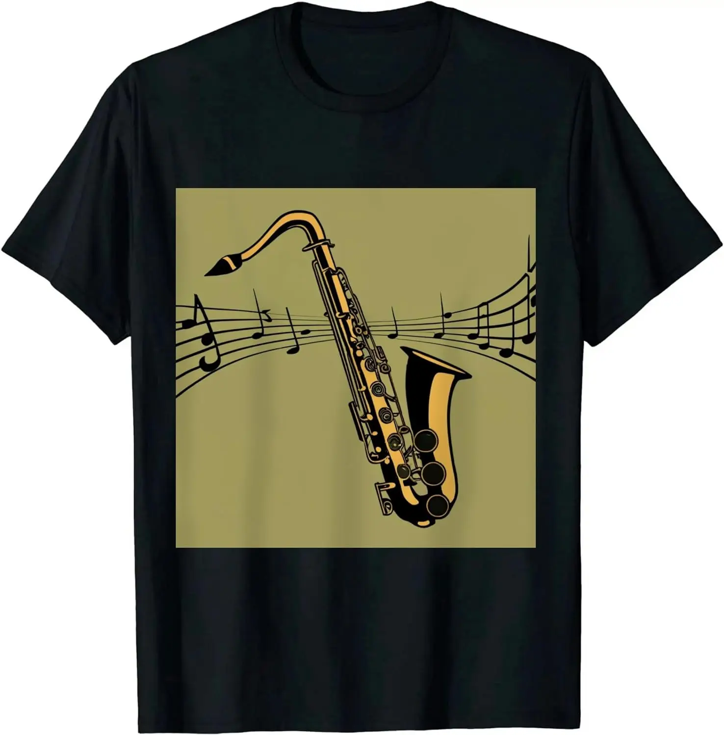 Jazz Saxophone Saxophonist Musician Instrumentalist T-Shirt