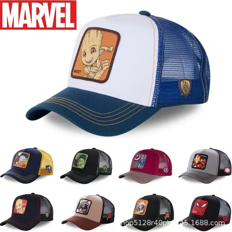 Marvel Personality Deadpool 3 New Baseball Cap Animal Embroidery Net Cap Baseball Cap Cartoon Utility Wholesale Manufacturers