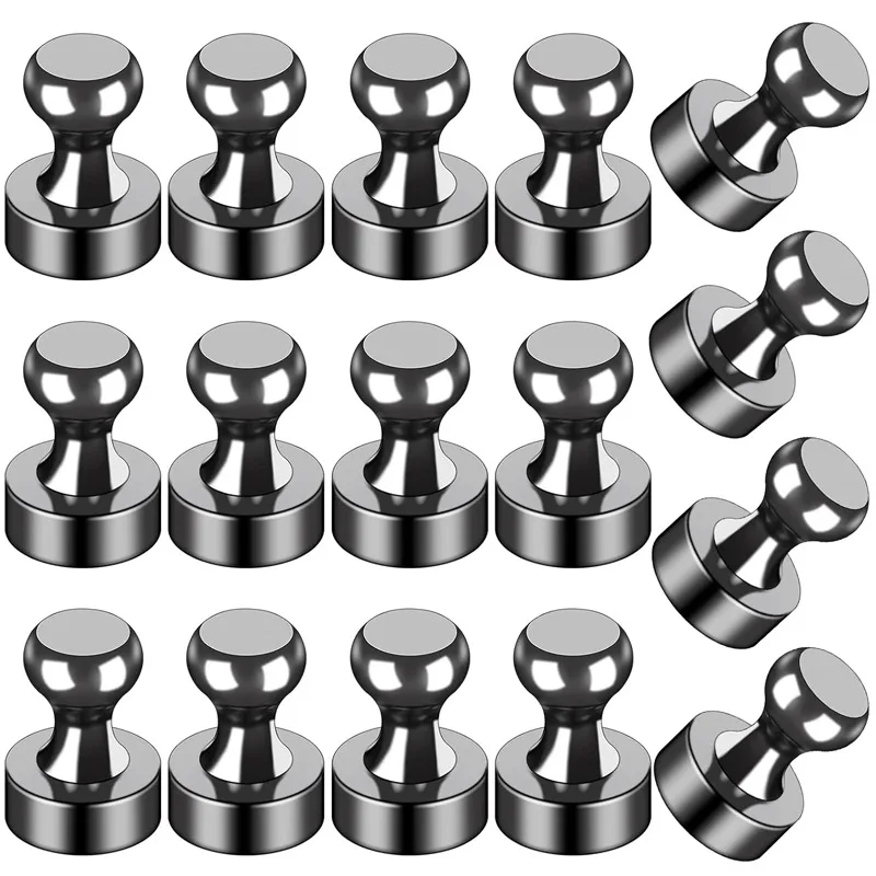 

Small Strong Magnetic Pushpins Sucker Fridge Whiteboard Magnet Push Pins Map Thumbtack for Office School Classroom Kitchen Decor