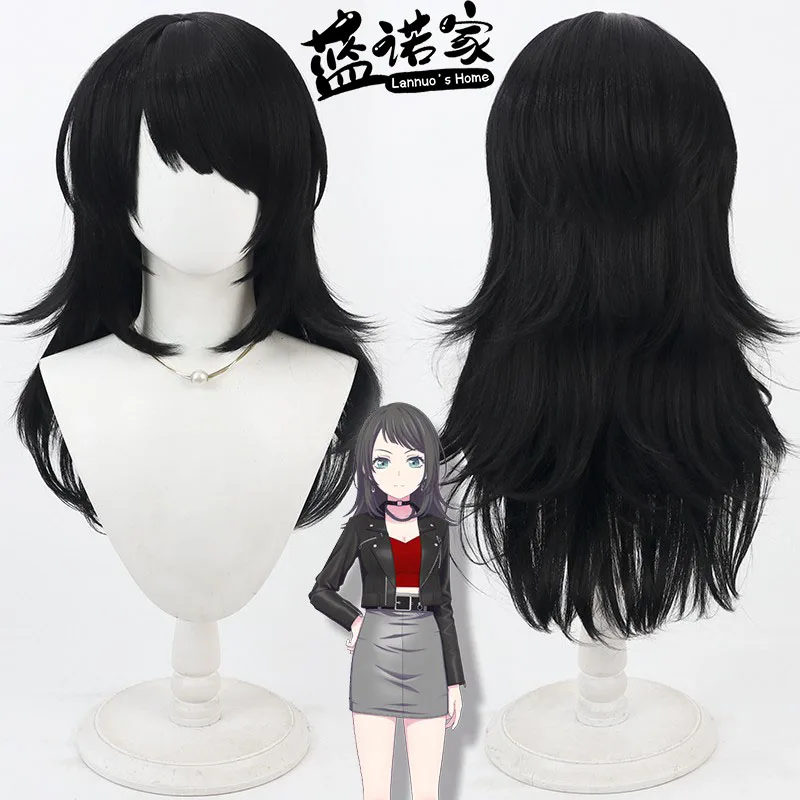 

Anime BanG Dream Umiri Yahata Cos Cosplay Wig Halloween Carnival Party Prop Synthetic Hair Heat Resistant Fiber + Wig Cap