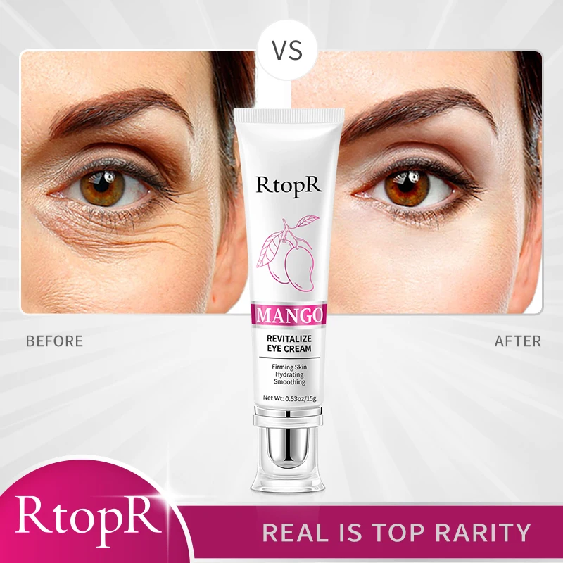 RtopR Mango Revitalize Eye Serum removes dark circles Anti-Aging Anti-Puffiness eye cream skincare beauty health Cosmetics