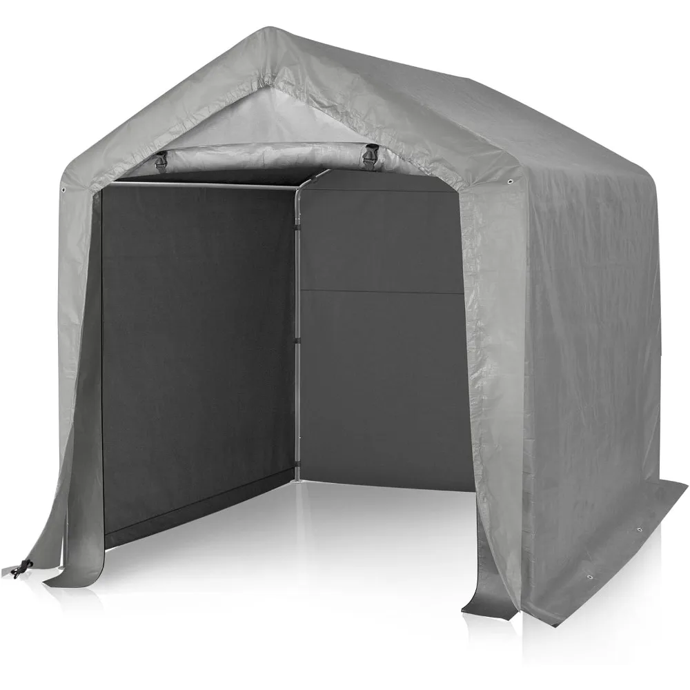 

Outdoor Storage Shed Carport,Heavy Duty, Portable Garden Yard Car Port Shelter Storage Tent Garage for Motorcycle Bike Wood Tool