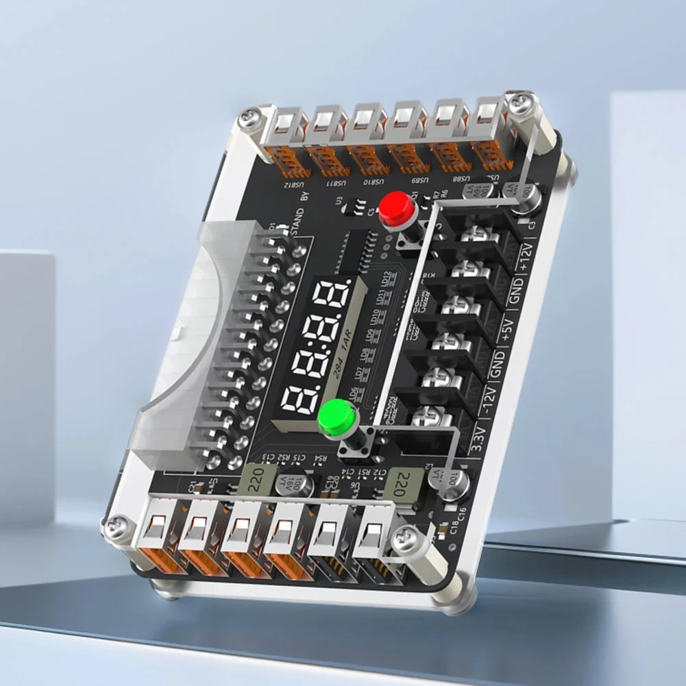 Power Supply Module 12 Ports USB 3A 3.3V 5V 12V -12V Output