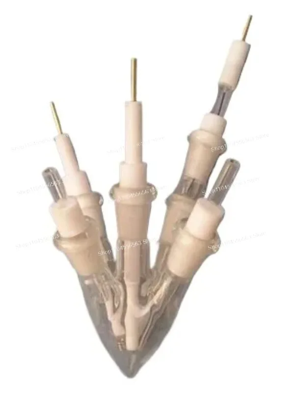 Small 5-Port Electrolytic Cell: 5-10ml for Electrochemical Analysis & Three-Electrode System