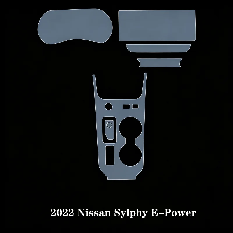 For 2022 Nissan Sylphy E-Power center console gear shift interior car sticker special paint protection film