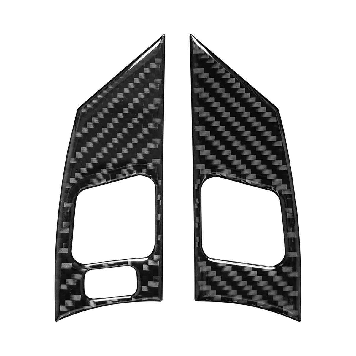 For IS IS250 IS300 IS350C 2006-2012 Carbon Fiber Steering Wheel Button Frame Cover Trim Sticker Accessories