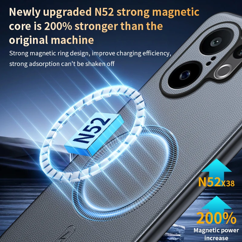 For VIVO X200 FE Case New Fashion Plain Leather Magnetic Skin-Friendly Anti-fall Cover For VIVO S30 Pro Mini Shockproof Funda