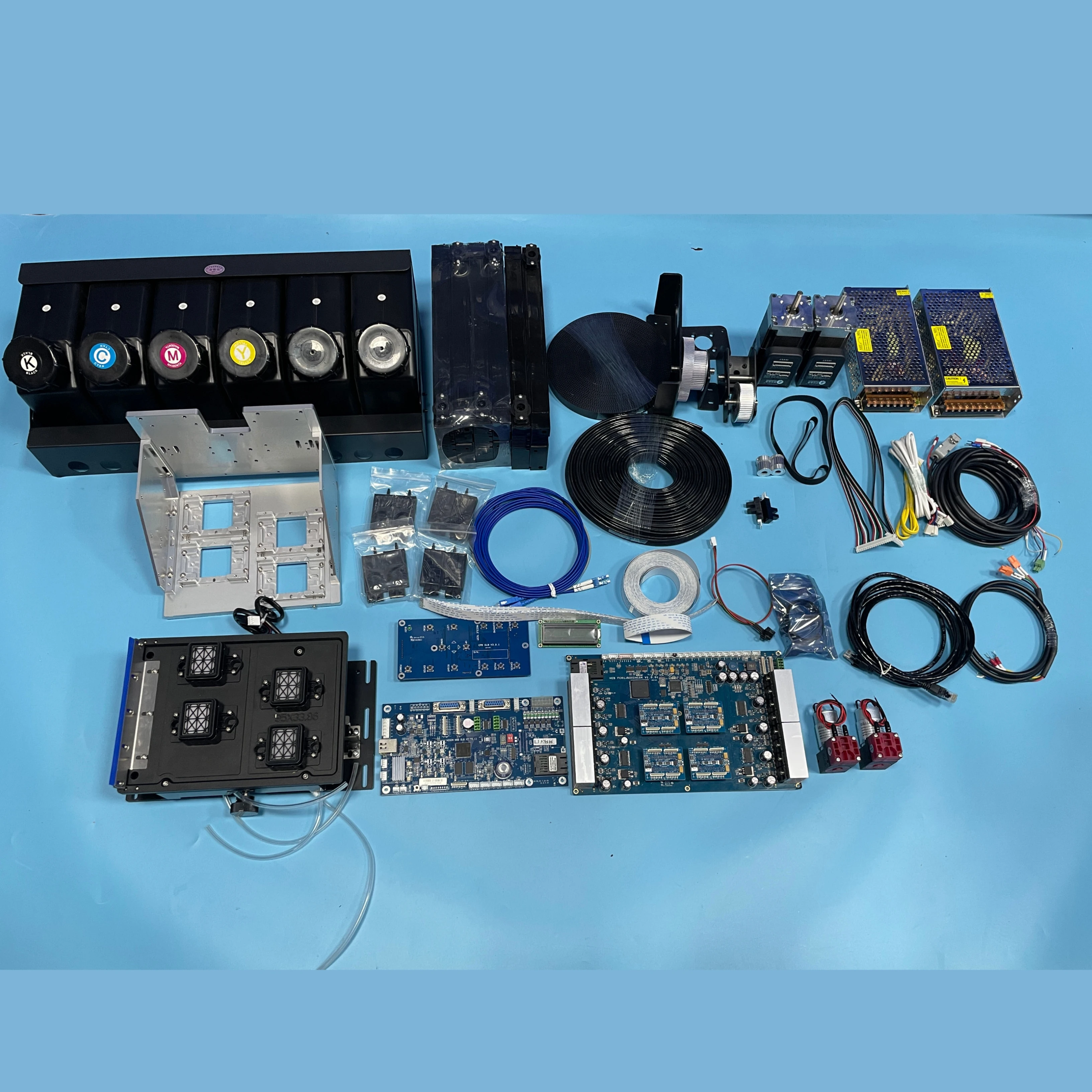 

New Hoson I3200 4H Four Head UV Conversion Board Kit X Y Axis Upgrading Set Board for Roll to Roll UV Printer