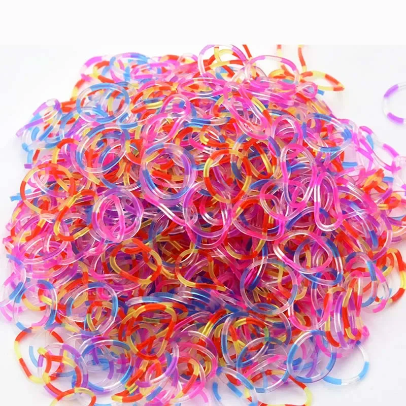 DIY Hand Loom Knitting Machine Hair Rubber Refill Bracelet Band Loom Bands Arts & Crafts Clips Charms Make Woven DIY Toys