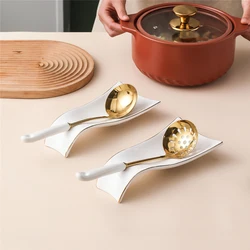 Luxury Ceramic Kitchen Spoon Holder Chopsticks Holder Household Shelf Tray Ceramic Colander Kitchen Utensils Kitchenware Set