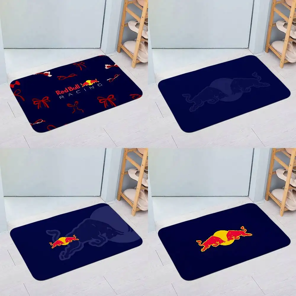 Cool r-rouge-b-bulls tapis de sol salle de bain tapis absorbant porte Simple tapis résistant à la saleté maison cuisine tapis pied tapis d'entrée