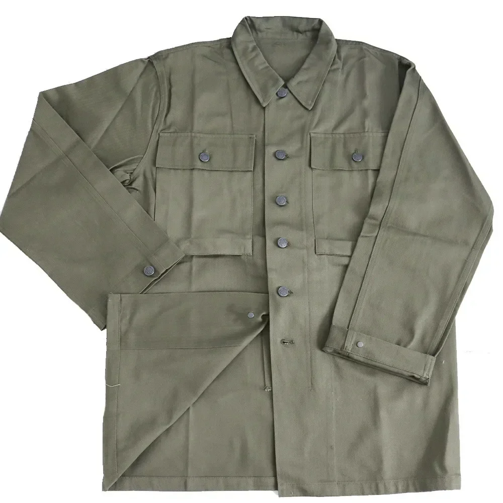 WW2 American Soldier HBT Green Jacket Men\'s Outdoor Casual Training Sports Shirt Outdoor Casual Tactical Coat