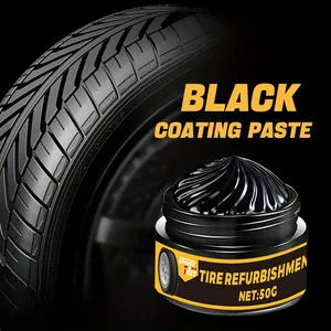 Car Tire gloss wax - UV resistant and safely used on rubber/plastics - Restores tire gloss