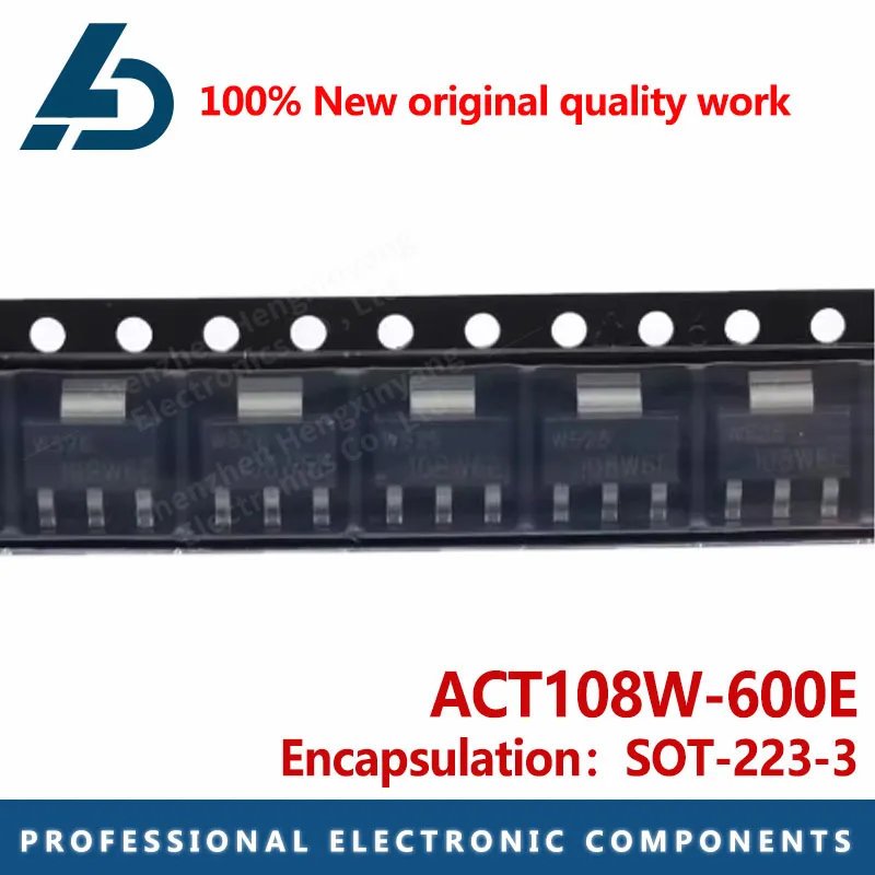 20 pcs/lot finishes 108w-600e 108w6e SOT-223-3 thyristor Triac bidirectional switch module