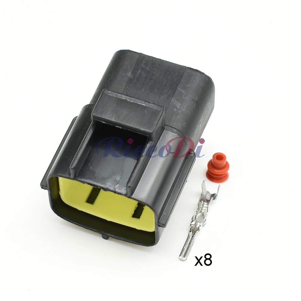 1 Set 8 Pin 174982-2 174984-2 Sealed Waterproof Connector Wiring