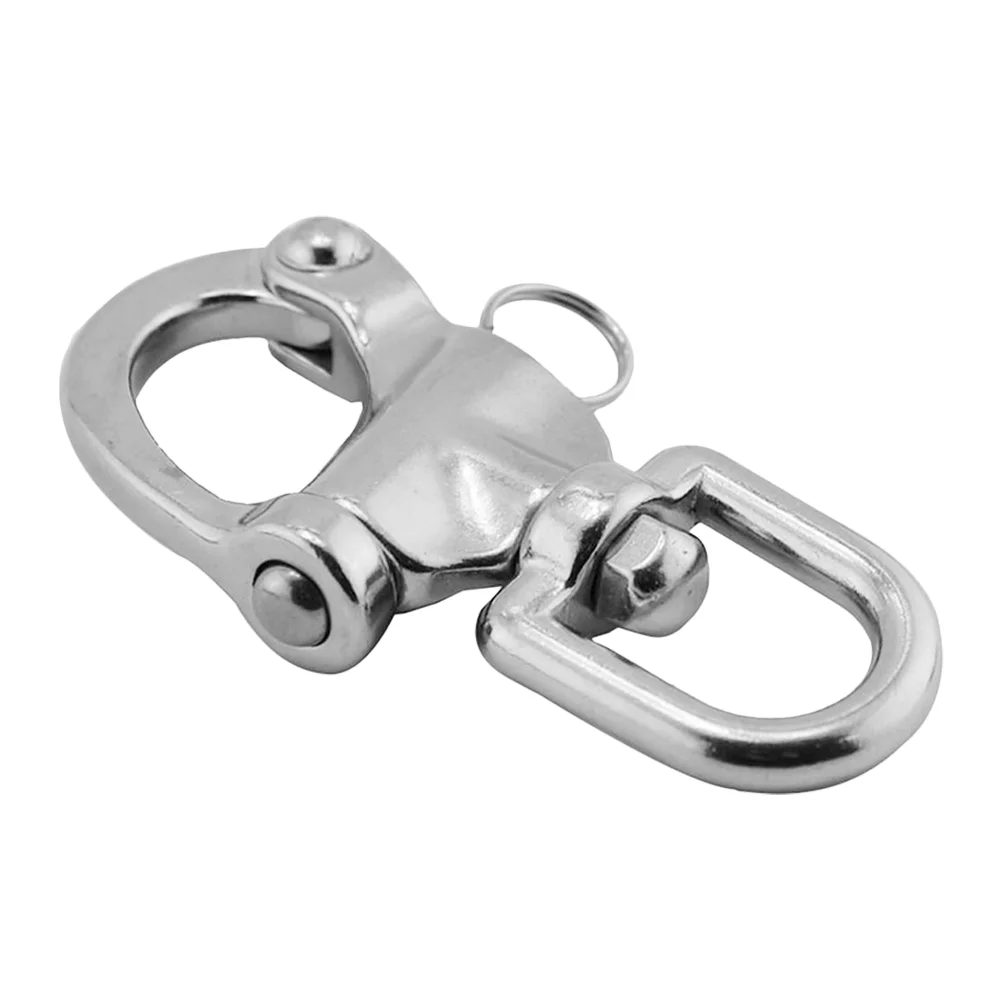 Outdoor Product Spring Buckle Carabiner Shackle Stainless Steel Bumper Rope Quick Release