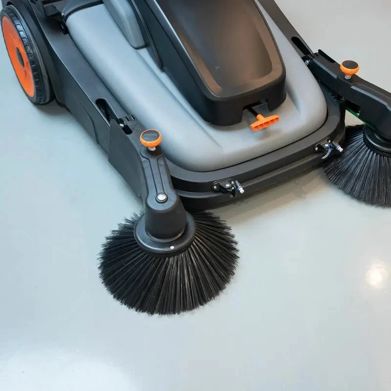 Durable Hand Push Floor Sweeper Outdoor Yard Road Cleaning Machine