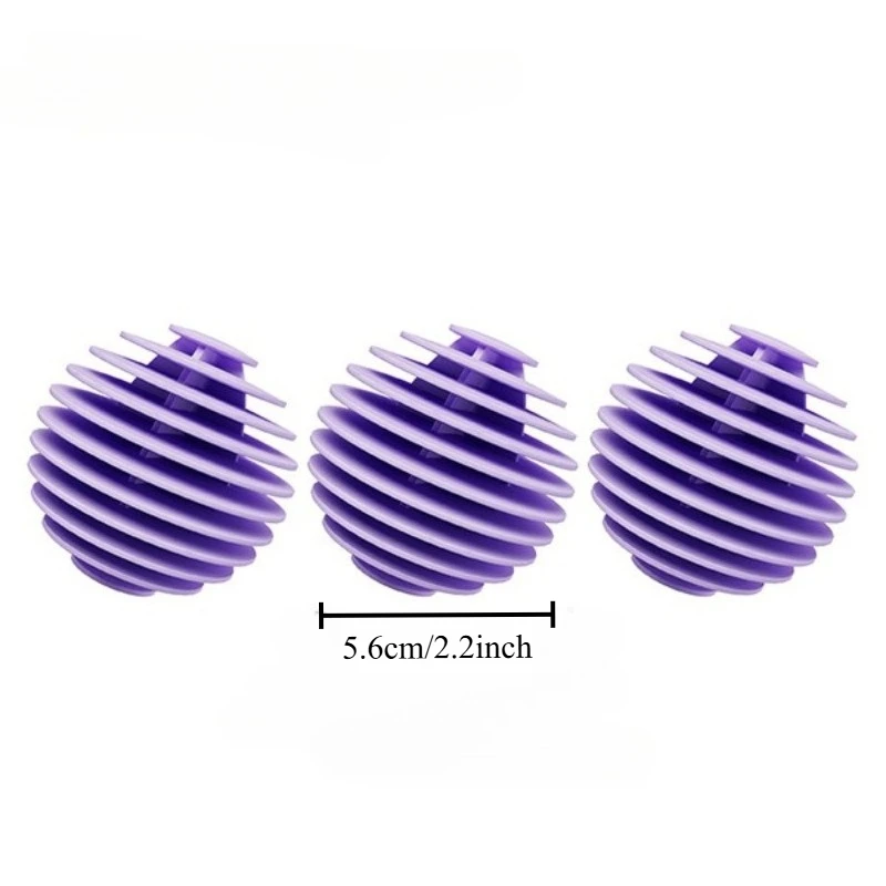 Silicone Laundry Balls Anti tangle Household Washing Machine Cleaning Balls Clothes Decontamination Scrubbing Gadget